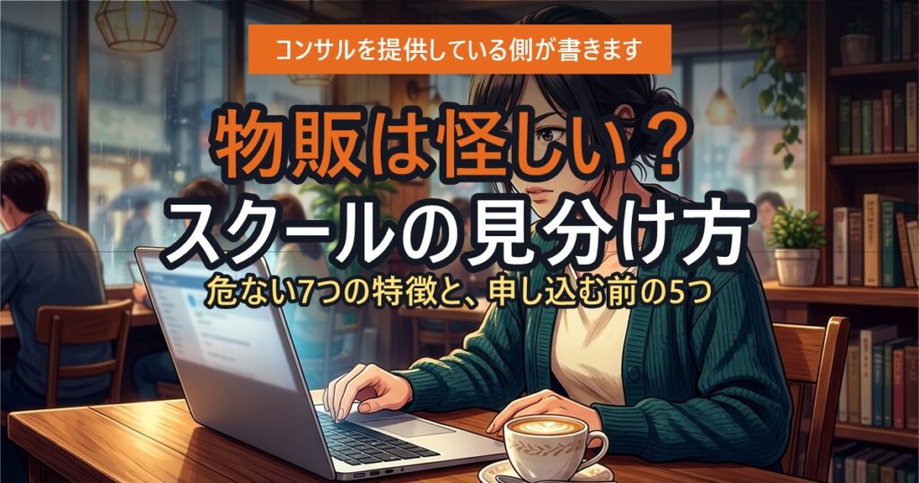 物販のスクールが怪しくないか調べている人