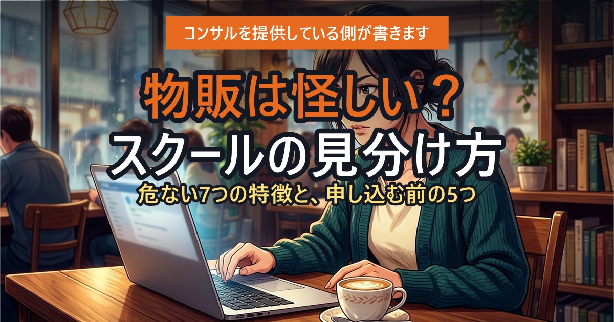 物販のスクールが怪しくないか調べている人