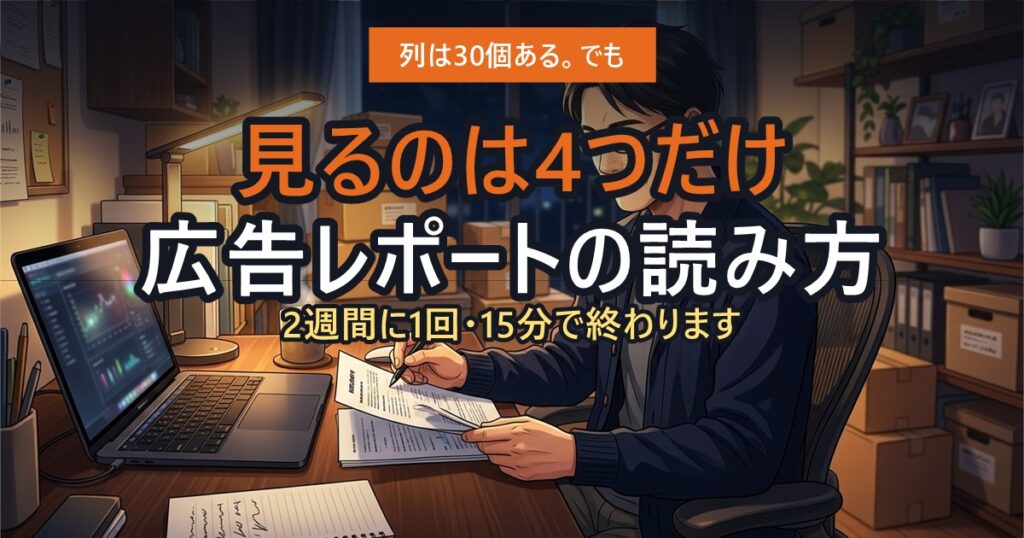 広告レポートを読んでいる人